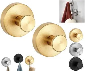 4 Pcs Suction Cup Hooks，No-Drill Suction Cup Hooks， Removable Hook，Towel Hook，Suction Hook for Shower,Bathroom, Bedroom, Glass Window