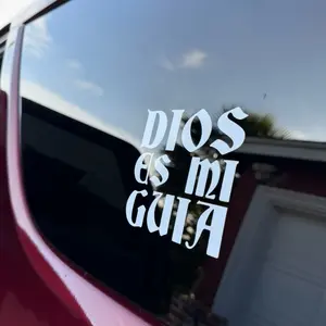Dios Es Mi Guia Vinyl Decal Sticker car sticker