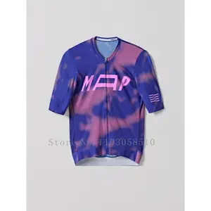 Midsummer Cycling Jersey for Men, MTB Road Bicycle Shirt, Pro Team, Short Sleeve Bike Clothes, High Quality Ciclismo Hombre