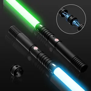 MAMXUAN,,Dueling Double Light Saber,Adult light saber,Metal Hilt Force Fx Rechargeable 2pack Real 20  Length 40 in gradient ,real dueling  for adults,Christmas Halloween Present for Kids lighting  blaster Portable Sensitive Color Changing Lightsaber