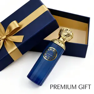 KLOTHERY Qissah Blue Eau de Parfum for Men 100ml Fresh Aquatic Woody Fragrance with Marine Breeze Bergamot and Amber Long-Lasting Luxury Scent Ideal Gift for Him