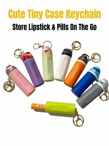Original Mini Keychain, Trendy Design, Inspirational Gift, Collectible Item, 3D Printed, Affordable Price, Lip Balm Storage Box, Women's Gift, DIY