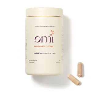 OMI HARMONIZE Hair Growth Peptides for Hormonal Related Hair Thinning and Shedding, Clinically Tested for Visibly Thicker, Stronger, more Beautiful Hair in only 90 Days*.