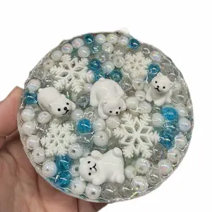 Frosty Cub Gel Sensory Pad for ADHD & Anxiety Relief Skin Picking Dermatillomania Nervous Energy Calming Effect Picky Pads for ADHD & Anxiety Relief Skin Picking & Nervous Energy Management