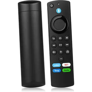 Replacement Firestick Remote Control Fit for Fire  TV Stick Lite/4K/4K MAX/4K Plus/,  TV 3rd Gen/TV Cube(1st/2nd/3rd Gen)/TVs Stick(2nd/3rd Gen) with Voice Controller Green hulu Button