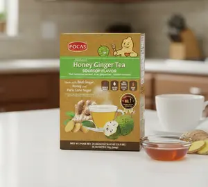 Pocas honey ginger tea 20ct (Soursoup)