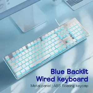 Aesthetic Wired Keyboard with Retro Round Keycaps ️ Silent Typewriter Style USB Keyboard | Pastel Pink/Purple/Green | No Lag & No Charging Needed | Plug & Play Office Essentials for Laptop & PC | Back to School Gift for Students