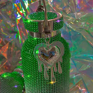 Neon Keychain Bottle Charm