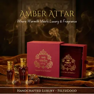 Amber Attar Perfume Oil: Natural Resinous Fragrance - Kannauj, India