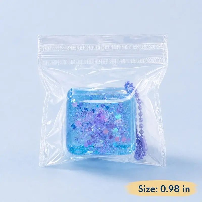 Mini Squishy Cube, Stress Relief Fidget Toy, Sensory Squish Cube for Adults & Kids