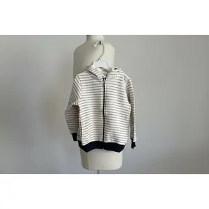 Youth Striped Zip-Up Hoodie