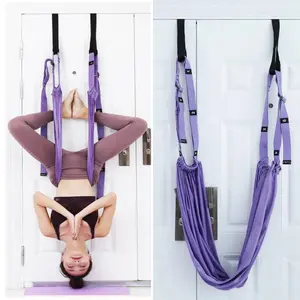 Premium Yoga Stretch Strap for Flexibility & Leg Training | Door Flexibility Trainer for Splits, Back & Hip Stretching