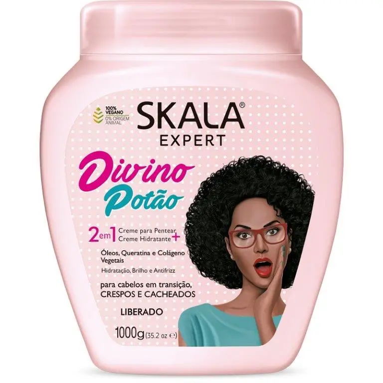 Skala Divino Potao Hair Styling Cream for Curly Hair mais crespos Gel Haircare