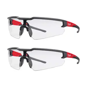 Clear Safety Glasses Anti-Scratch Lenses (2-Pack) for Enhanced Protection and Durability