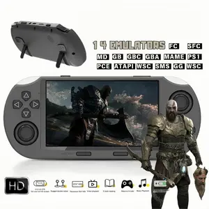 Sf3000 Retro Game Console 64GB, Handheld Video Game Machine, 20000+ Games, 4.5 Inch HD Screen, TV Output, 3D Dual Joystick, Perfect Gift