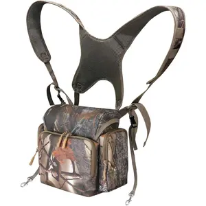 Binocular Harness Chest Pack, Bino Case with Rangefinder Pouch for Bird Watching and Hiking