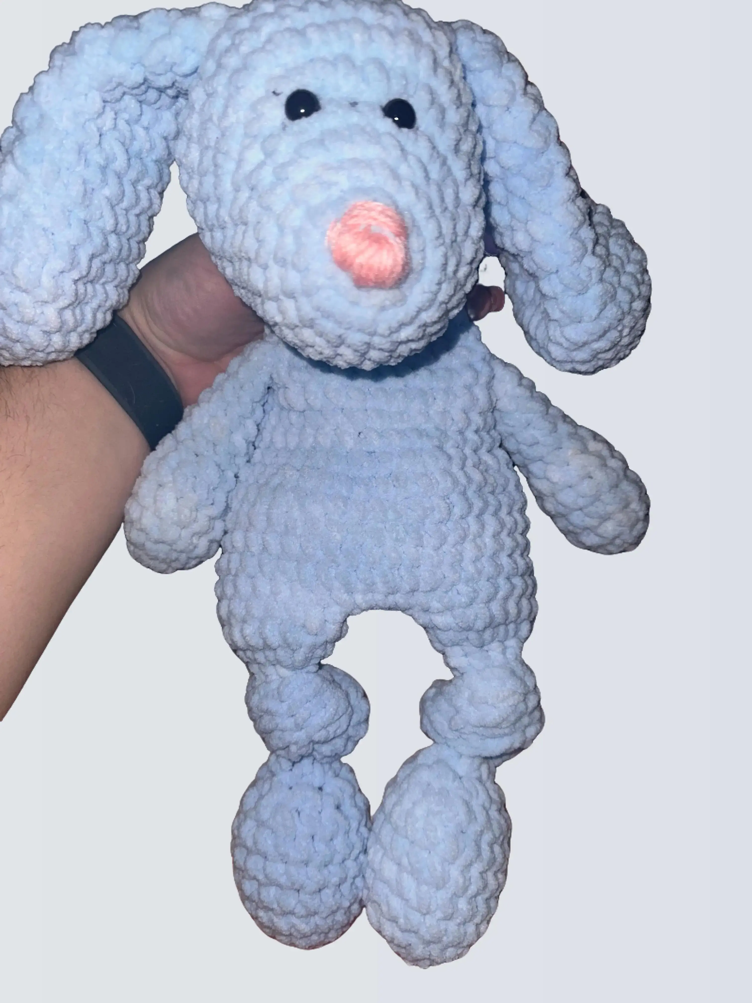 Knotted Leg Lovey/Snuggler - Plush Toy with Soft Material