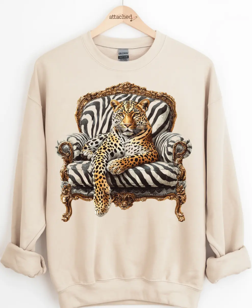 Classy Leopard Graphic Top