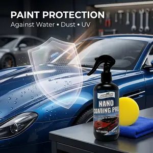 JOKJOK 3-in-1 Car Car Ceramic Coating Spray - Fast-Acting Nano Technology, Dust-Repellent Glass-Like Finish & Ultra-Durable Gloss