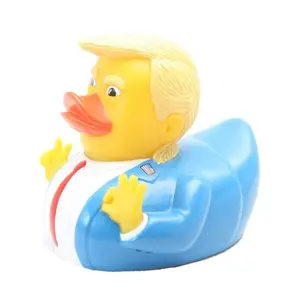 Trump Rubber Squeak Bath Duckies– Trump Style Bath Duckies for Toddlers, Cute Floating Bath Ducks for Kids, Bath Time Toys for Babies, Birthday & Baby Shower Gifts for Boys & Girls