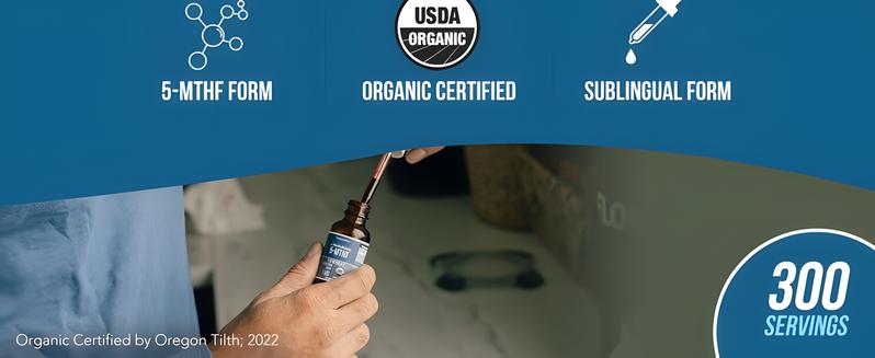 Triquetra L-Methylfolate 5-MTHF 15mg + Methyl B12 Liquid Supplement Berry Flavor Supports Mood Cognition Methylation Healthcare