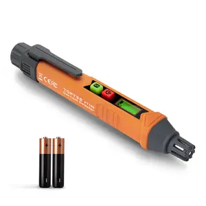 TopTes PT199 Leak Detector - Portable Natural Combustible Gas Leak Source Detection Tool for Home Improvement with Audible & Visual Alarm Device Sniffer Lpg Methane Safety Diy Tools （Battery x2）