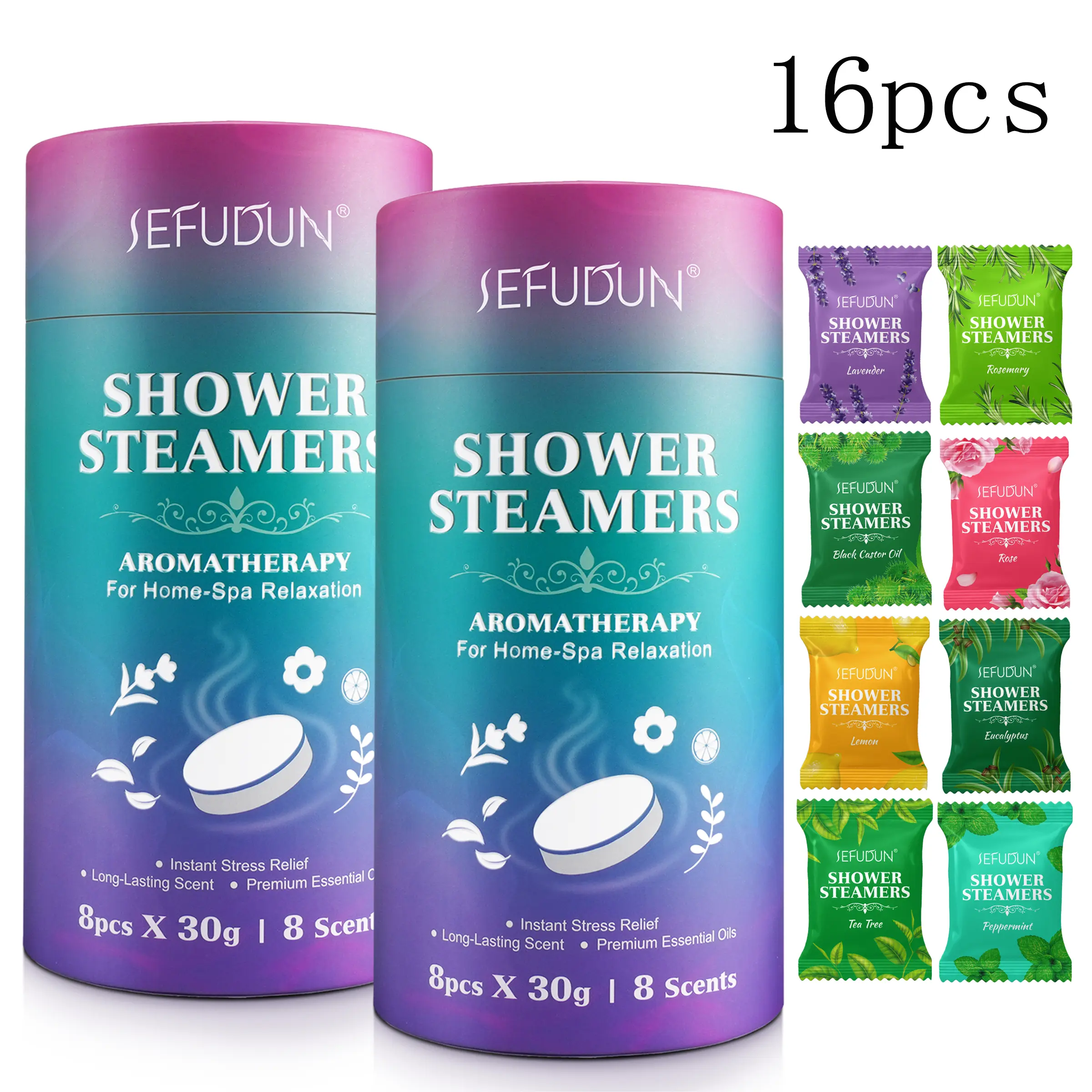 Steam Inflation Tablets Sefudun Bath Steam Tablets - 8 Scents Aromatherapy - TikTok Shop