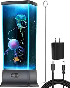 Gifts for Kids Men Women Friends Family Cool Jellyfish Lamp Night Light for Girls Boys Kids Home Office Bedroom Decor for Christmas Holiday Birthday Party
