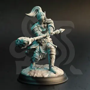 Cleric of the Arcane - Querina 3D Printed Resin Miniature, DM Stash Character Figure, Home Decor Statue, 3D-Printed Resin Miniatures, Character Figure Miniatures