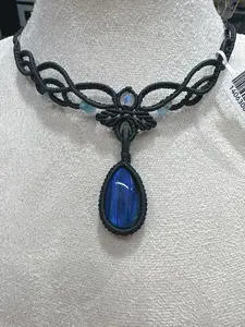 Evelyn(13877)gc.Labradorite necklace $56/pc