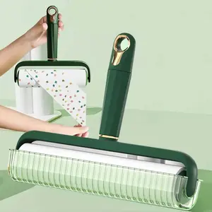 Extra Wide 24cm Pet Hair Lint Roller | Reusable Sticky Roller for Clothes, Furniture & Carpet | Effortless Pet Fur Removal Tool