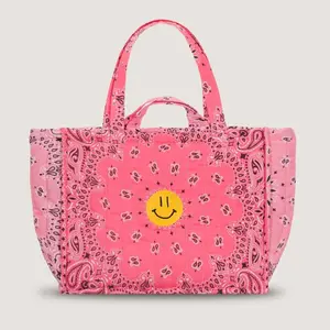 Maxi Cabas Matelasse Strawberry/Pale Pink