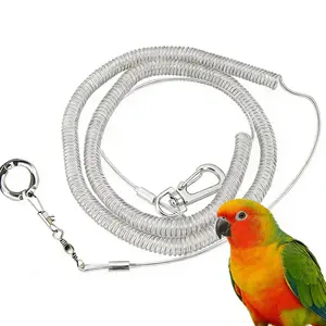 Parrot training leash, flight leash, parrot supplies and accessories, bird supplies, ultra-light parrot leg ring and chain.