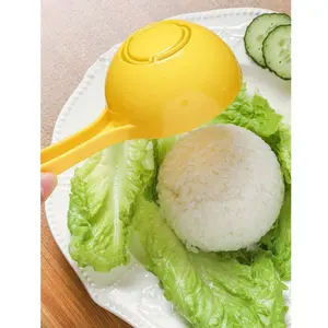 1pc Yellow Half-Circle Shaped Rice Paddle