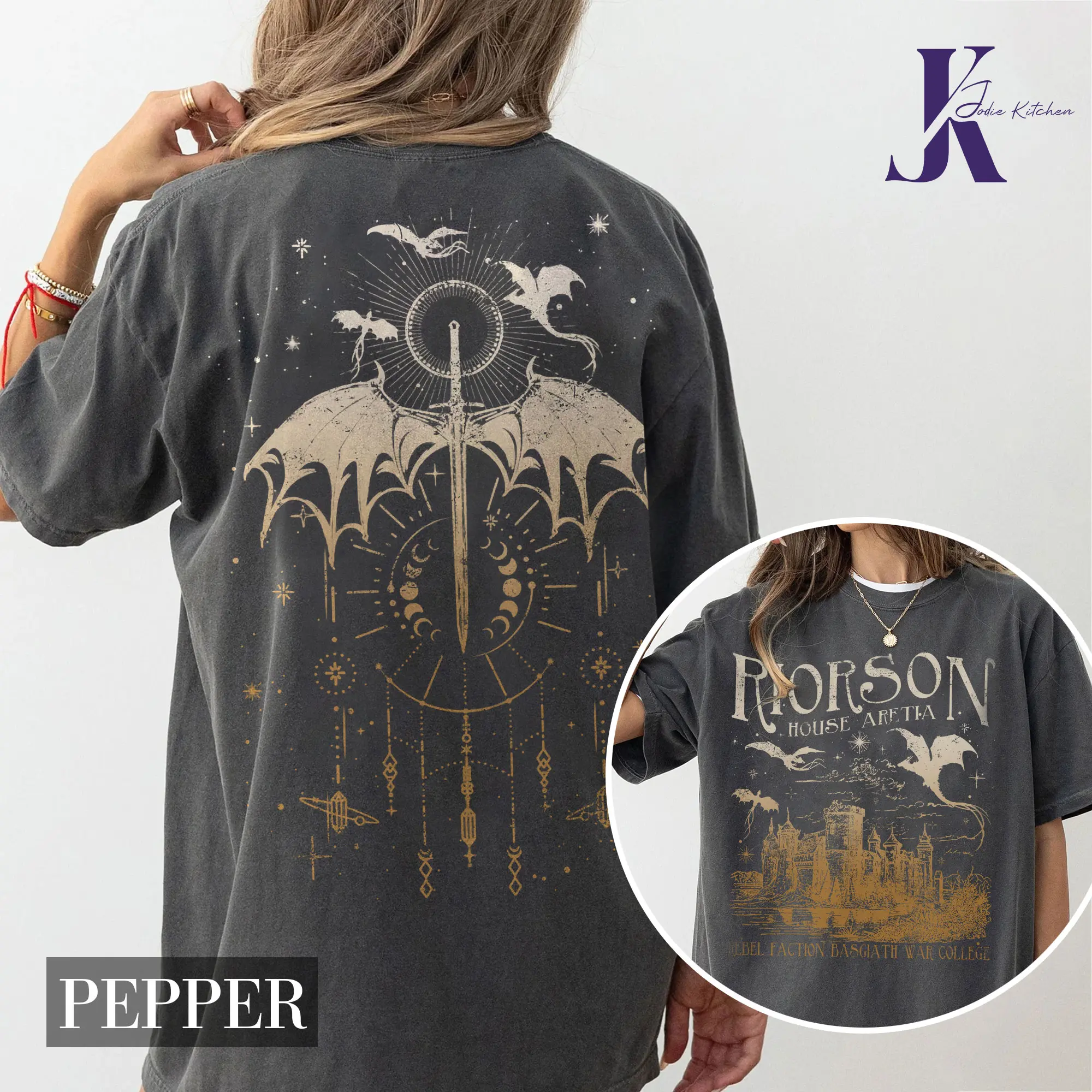 Xaden Riorson House Comfort Colors Shirt, Fourth Wing Shirt, Dragon Rider Bookish, Iron Flame Shirt, Basgiath War College, Violet Sorrengail