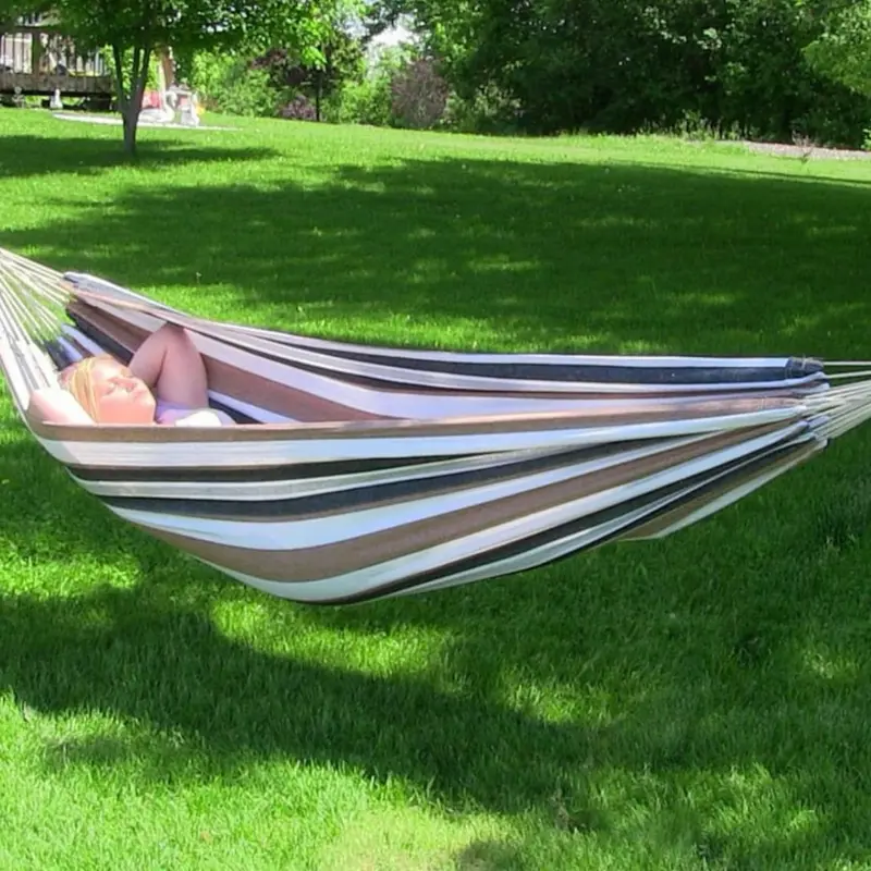 Ultimate Patio Brazilian Double Hammock Portable Hammock - Calming Desert