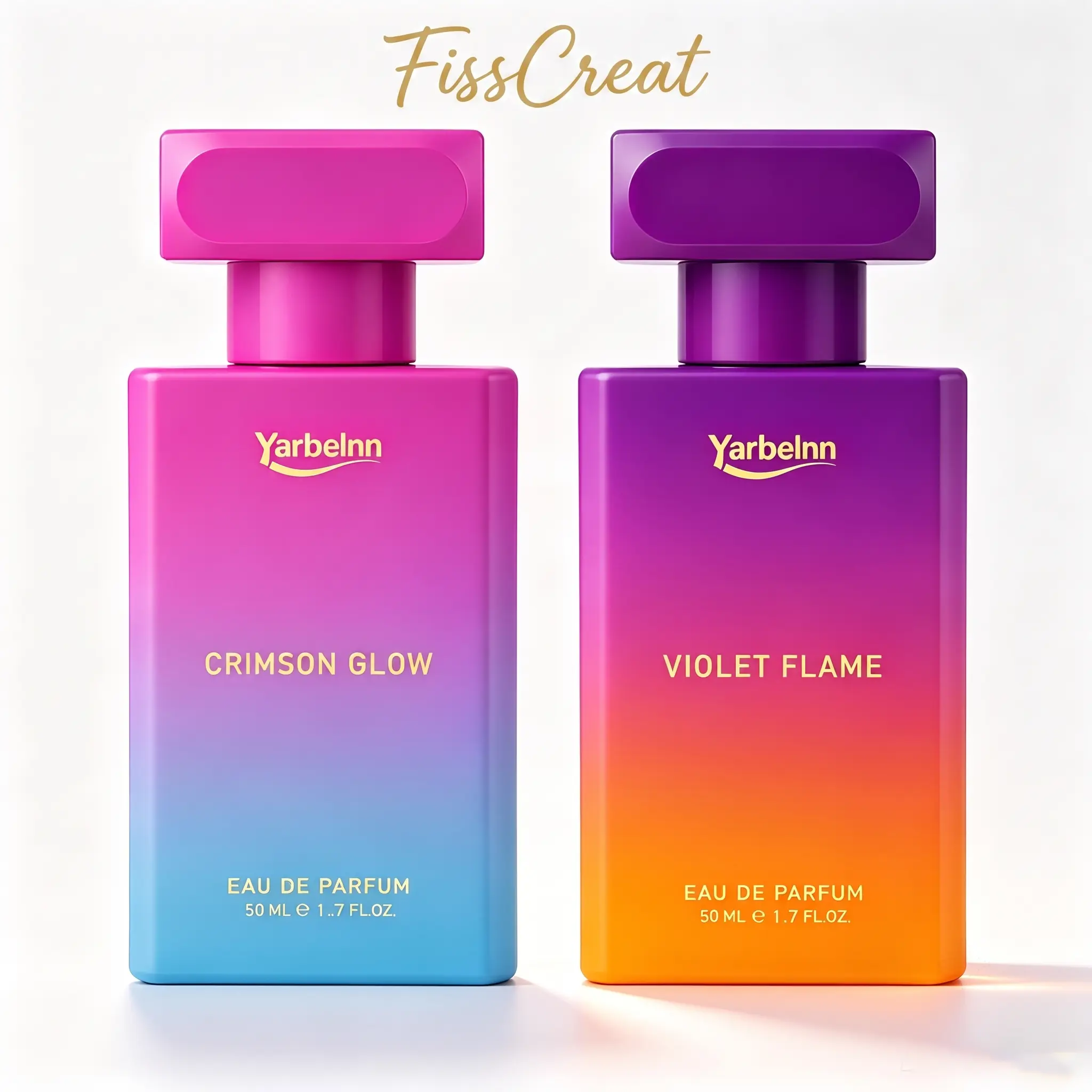 Yarbelnn 2 Pack｜ 50ml / 1.7 fl oz Each｜Caramel, Tonka Bean, Strawberry, Jasmine, Vanilla, Amber｜Women Daily Date Office｜Long Lasting Layered Gourmand Fragrance｜Eau de Parfum, Edp Perfume, Floral Amber Vanilla, Flower Scent, Spicy, Clean, Adults