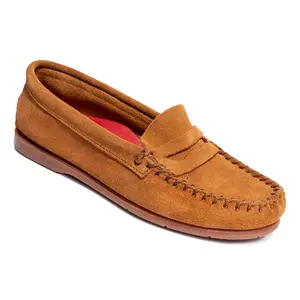 Minnetonka Women's Mellony Penny Suede Loafers