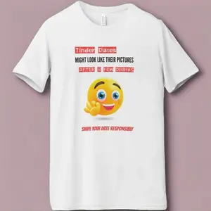 Fun T-shirt - Tinder Dating Unisex Casual wear