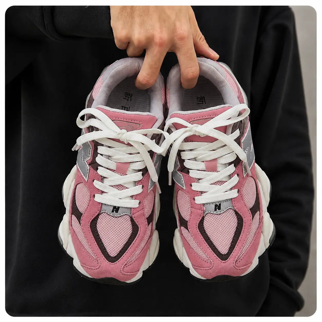 Y2K Chunky Sneakers for Women and Men Lace Up Platform Walking Shoes Pink Mesh Fashion Trainers