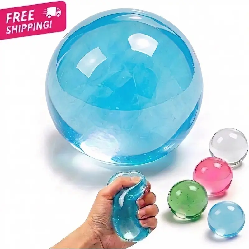 2PCS Premium Stress Balls - Squeeze Stress Relief, Calming Soft Anxiety Fidgets, Built-to-Last Luxury Sensory Gadget, ASMR Grip Toy Without Net