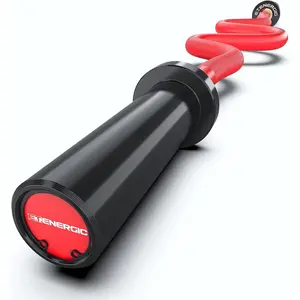 47" Olympic EZ Curl Bar 500-lbs Capacity Steel Barbell Suitable for 2" Weight Plates, 2-Inch Curl Bar for Weight Lifting,Hip Thrusts,Squat,Biceps-Home Gym Weight Bar