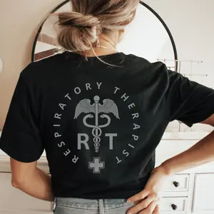 Respiratory Therapist RT TShirt – Medical Caduceus Graphic Tee, Healthcare Appreciation Shirt, Soft Cotton Unisex Top, Gift for Respiratory Workers
