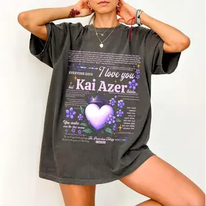 Kai Azer I Love You In Powerless Comfort Colors Shirt, Kai Azer Powerless Shirt, Kai And Paedyn Shirt, Powerless Shirt, Bookish Romance