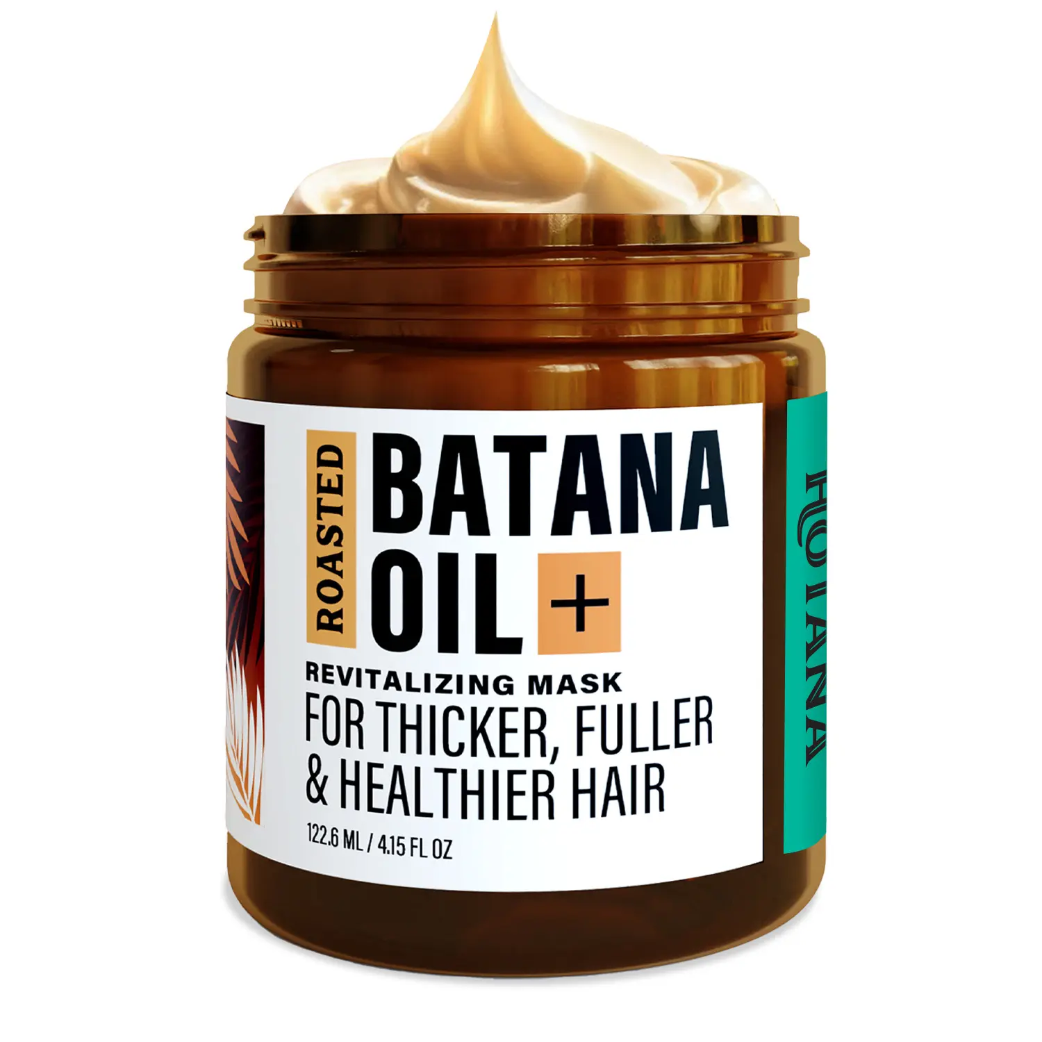 Hotana Roasted Batana Oil + Hair Mask - Natural Deep Conditioner for Stronger, Thicker Hair Growth and Nourishment