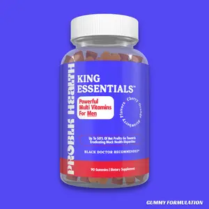 KING ESSENTIALS- Men's Daily Multi-Vitamin (plant-based) Gummies (45 Day Supply/.66 Cent A Day)