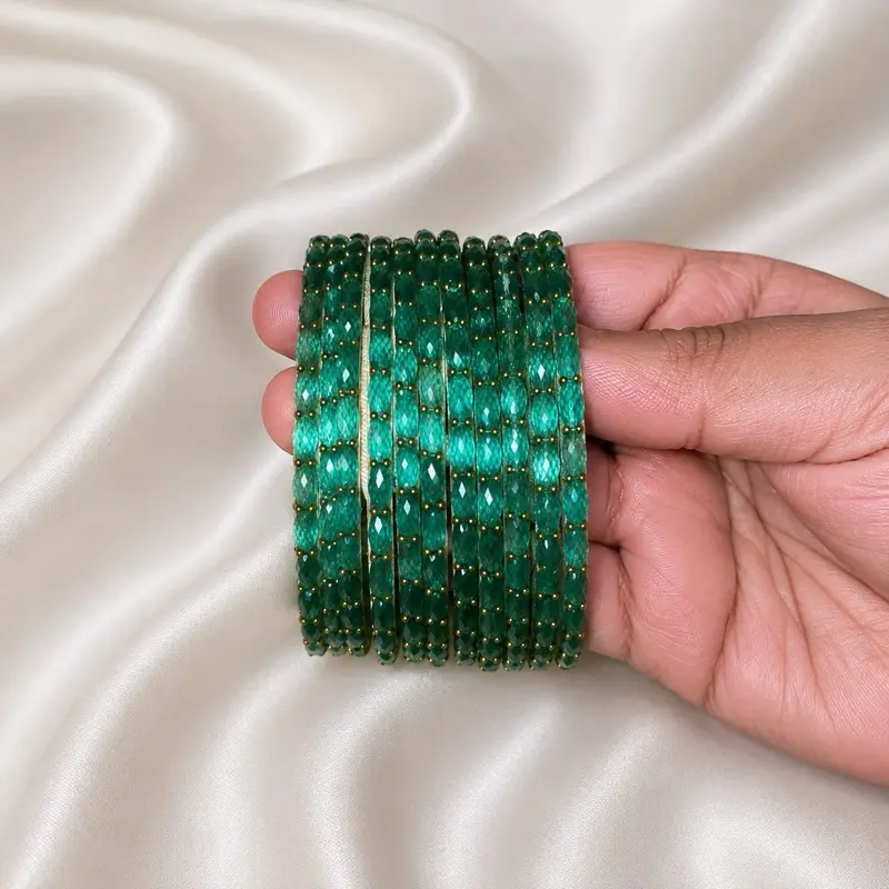 Bohemian Glass Bangles for Women, Stackable Jewelry Stack with Turquoise Beads and Gold Accents, Multicolor Artistic Bracelets, Boho Chic Outfits, Gold Aesthetic, Alternative Artistic Bracelets & Bangles, Female