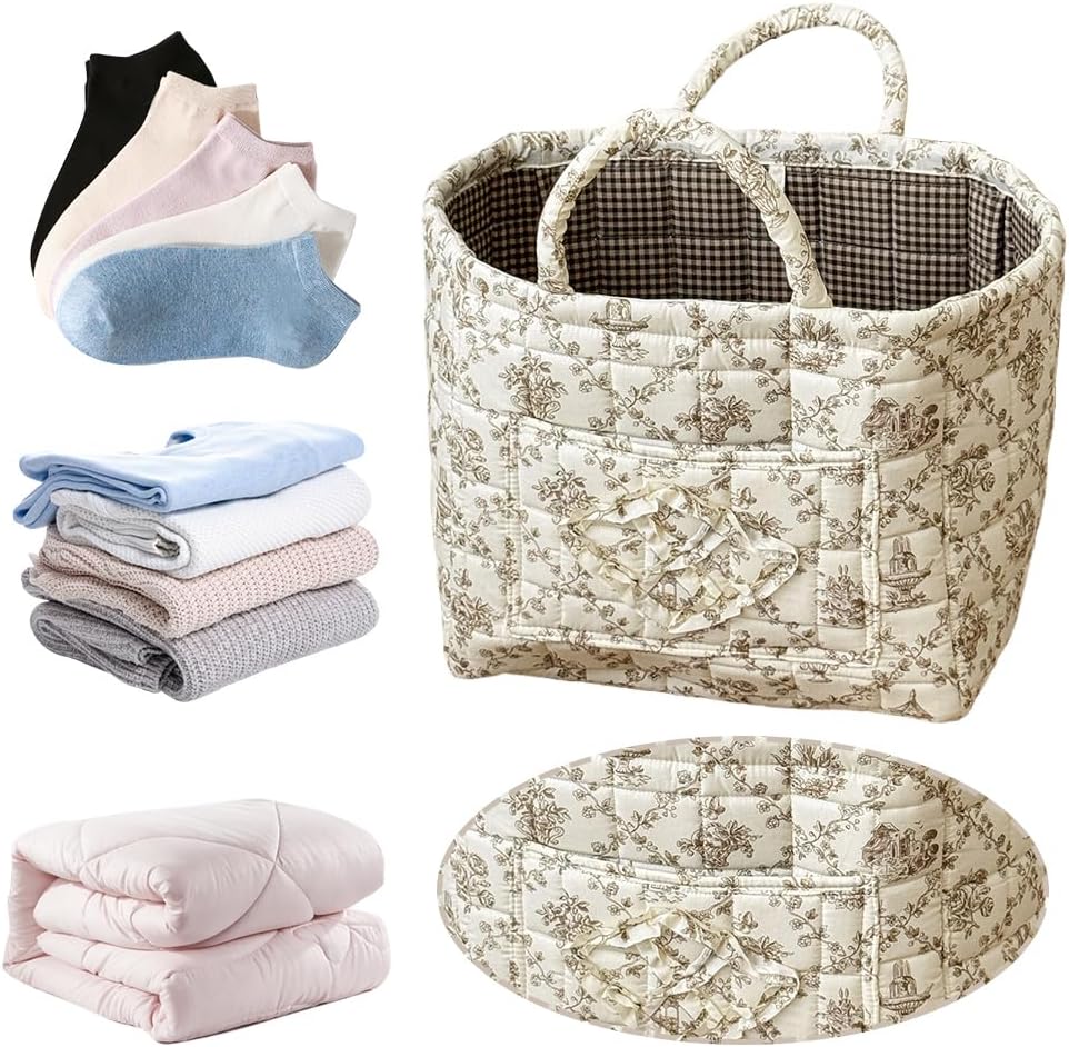 【Back to School Hauls】Polyester Foldable Durable Space-Saving Storage Basket Organizer - Home Accessory, Home Storage Container, Car Stuff, Car Accessory, Ideal for Toys, Clothes, Books, Teacher Gifts, Cars Accessories 【Back to School Hauls】Polyester Foldable Durable Space-Saving Storage Basket Organizer - Home Accessory, Home Storage Container, Car Stuff, Car Accessory, Ideal for Toys, Clothes, Books, Teacher Gifts, Cars Accessories