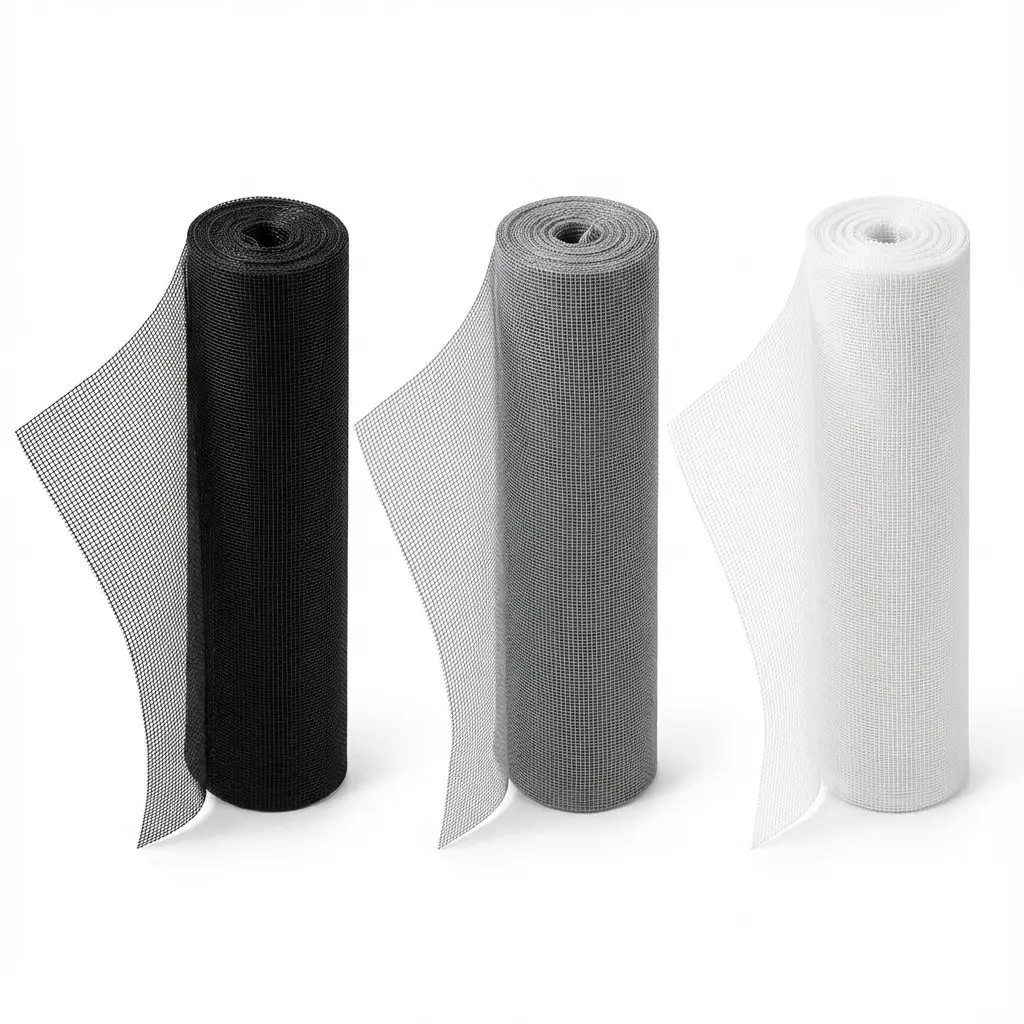 1pc DIY Window Screen Mesh Roll, Self Adhesive Insect Screen Net, Breathable Fly Mosquito Protection Mesh, Easy Installation, Durable Material