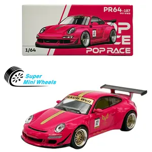 Pop Race 1:64 Porsche 997 RWB Pink #187